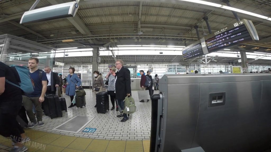From Nagoya to Tokyo - Shinkansen - GoPro Hero3 - من ناقويا الى طوكيو