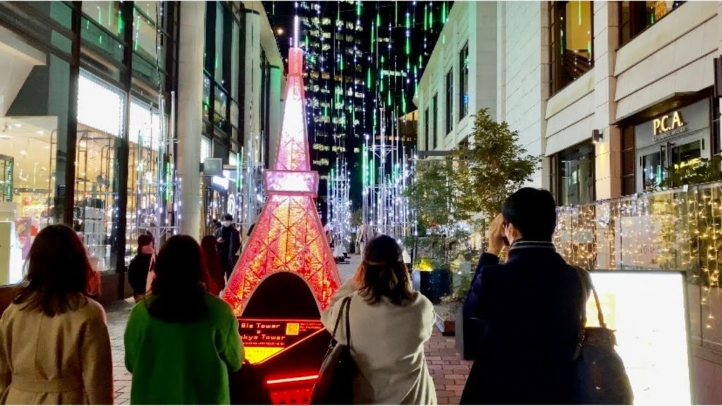 【4K】Tokyo Christmas Walk - Akasaka (Dec.2020)