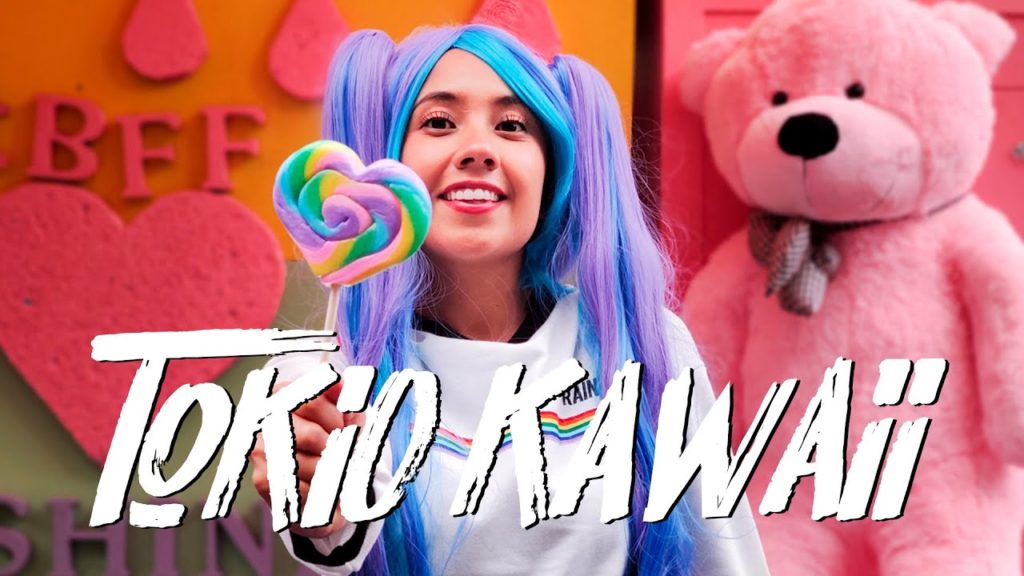 Me DISFRACÉ de CHICA KAWAII en Tokio, Japón y COMÍ UN SANDWICH DE ARCOIRÍS l  Takeshita Street