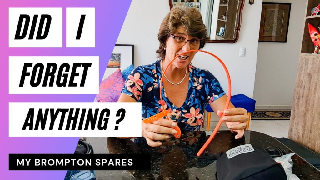 Did I forget anything? My Brompton Spares. Curitiba-Day-0.2