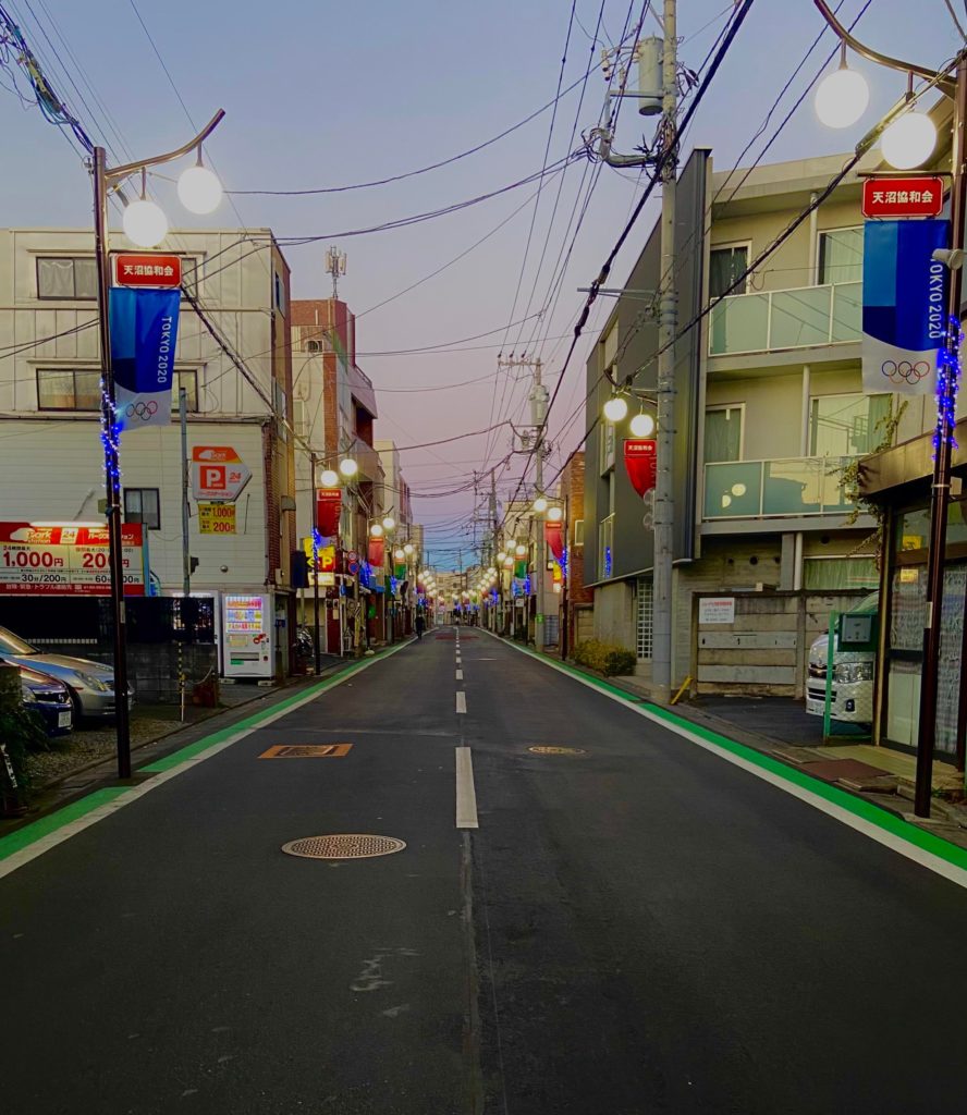 Sunrise in Suginami, Tokyo