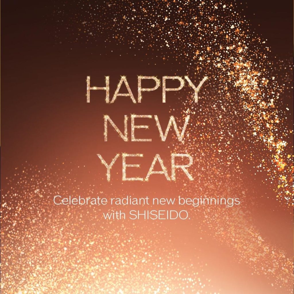 Happy New Year from everyone at @shiseido! May 2021 be filled with happiness and...