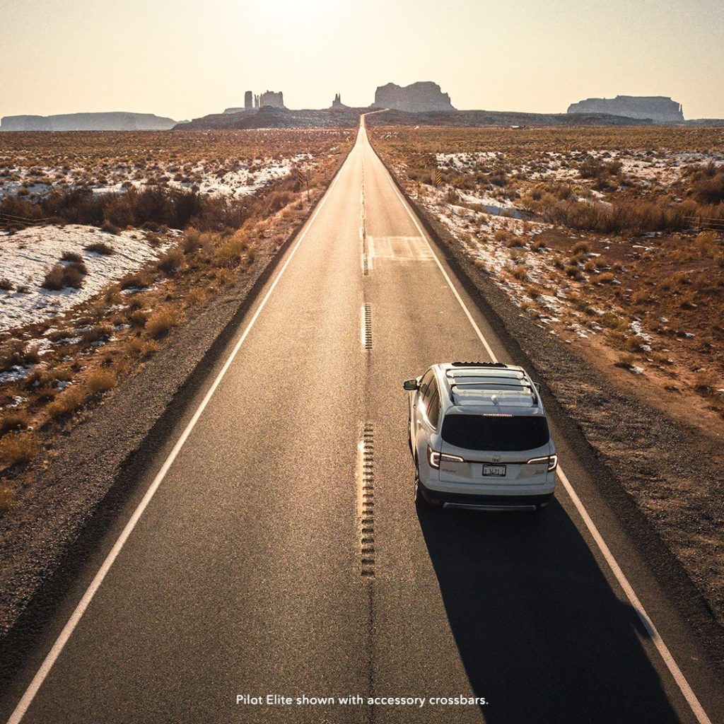Get there your way. #HondaPilot...
