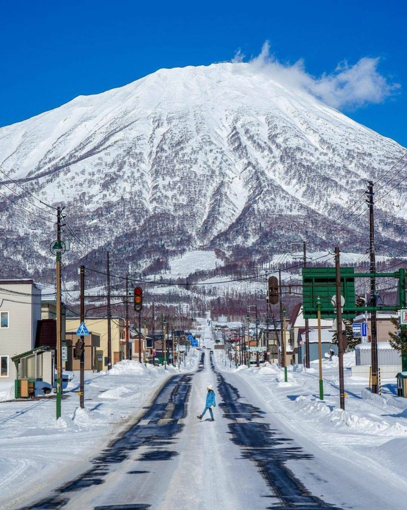 This is Mount Yotei in Hokkaido, which often gets compared to Mount Fuji because...