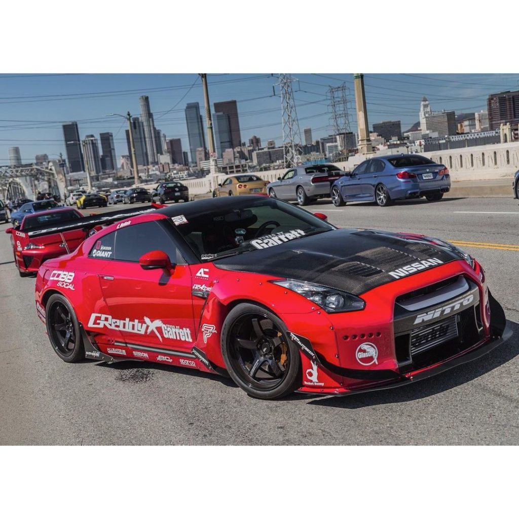 Red rocket ship  Photo  @carninja  .
.
.
.
Follow the Crew:  @Nissan_GTR_Lover...