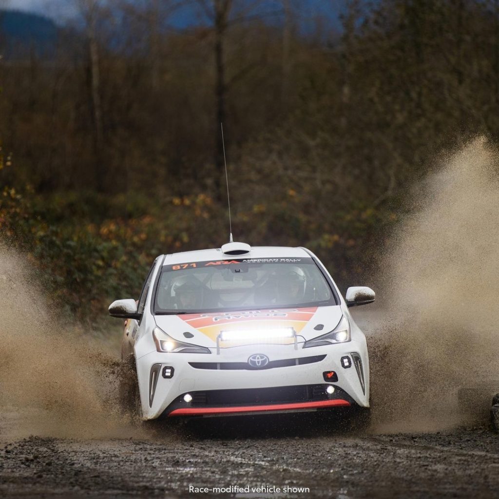 Splish splash, now this is an AWD kind of bath.   #Prius AWD-e #LetsGoPlaces...