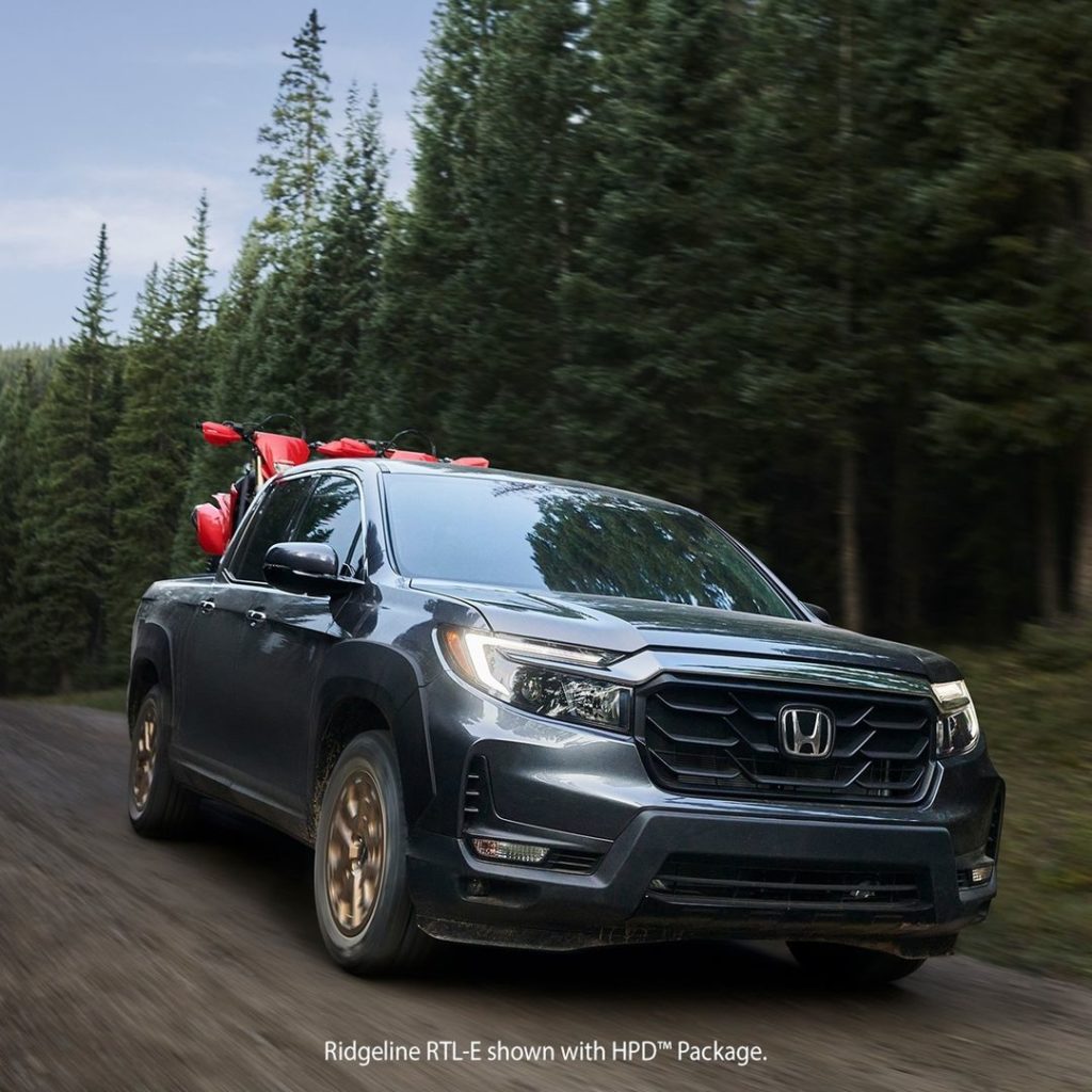 Rugged. Redesigned. Ridgeline. Available at Honda dealerships 2/2....