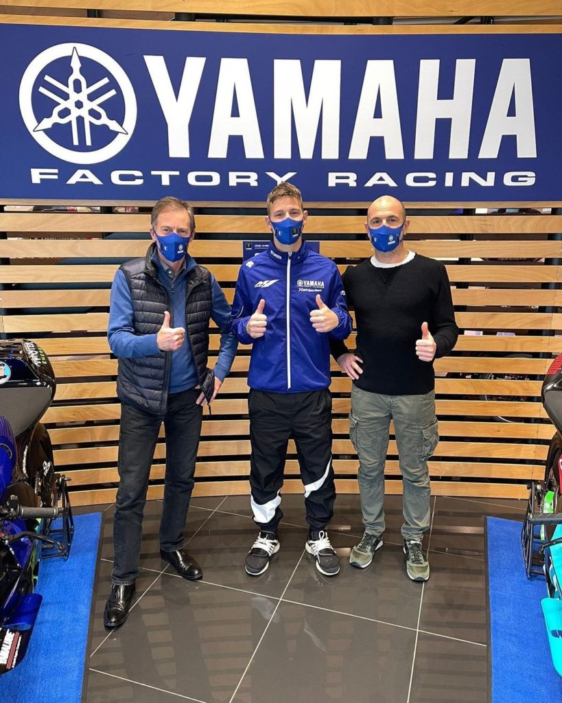 We have a VIP guest today! 

@fabioquartararo20 visits the Yamaha Motor Racing h...