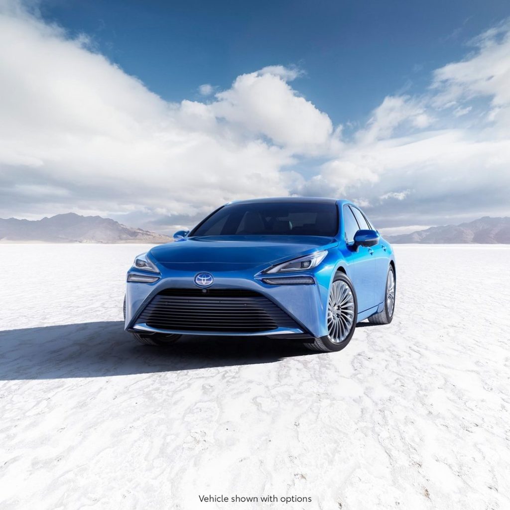 Zero emissions, infinite possibilities. #Mirai #LetsGoPlaces...
