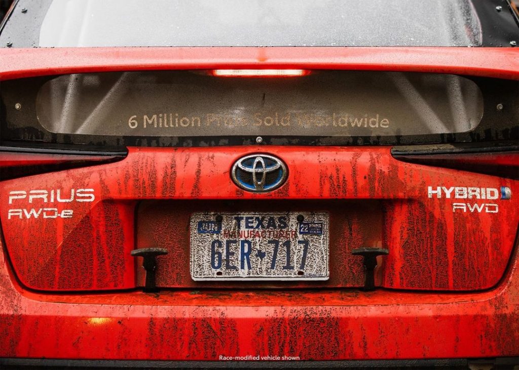Rub some dirt on it. #Prius AWD-e #LetsGoPlaces...
