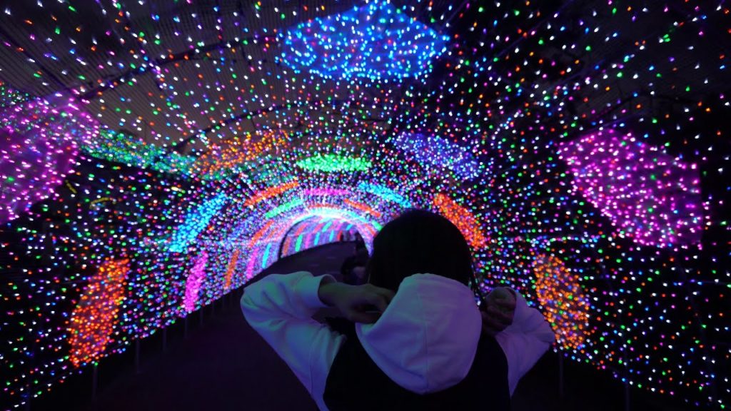 Yomiuriland Illumination【4K】| Theme park in Tokyo | Japan Travel Vlog Video 2020 | tokyo travel vlog