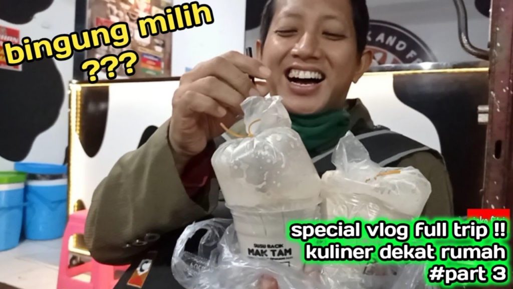 Vlog Full Trip Berburu Kuliner - Review Susu Racik Mak Tam - Desa Sonorejo Grogol Kediri