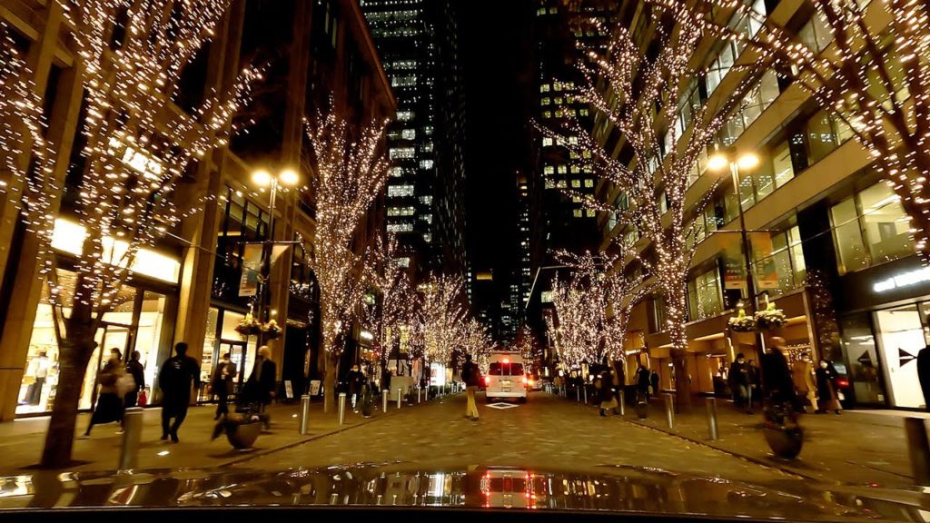 Tokyo Night Drive [4K] Toranomon to Ginza - Driving in Japan (POV) GoPro - 2020 Winter Illuminations