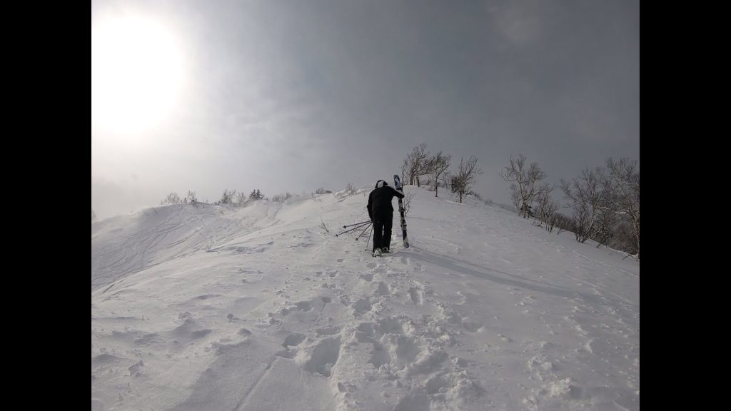 富良野スキー場 Gate E (Advance) - Off-piste Ski run on top of Kitanomine Zone