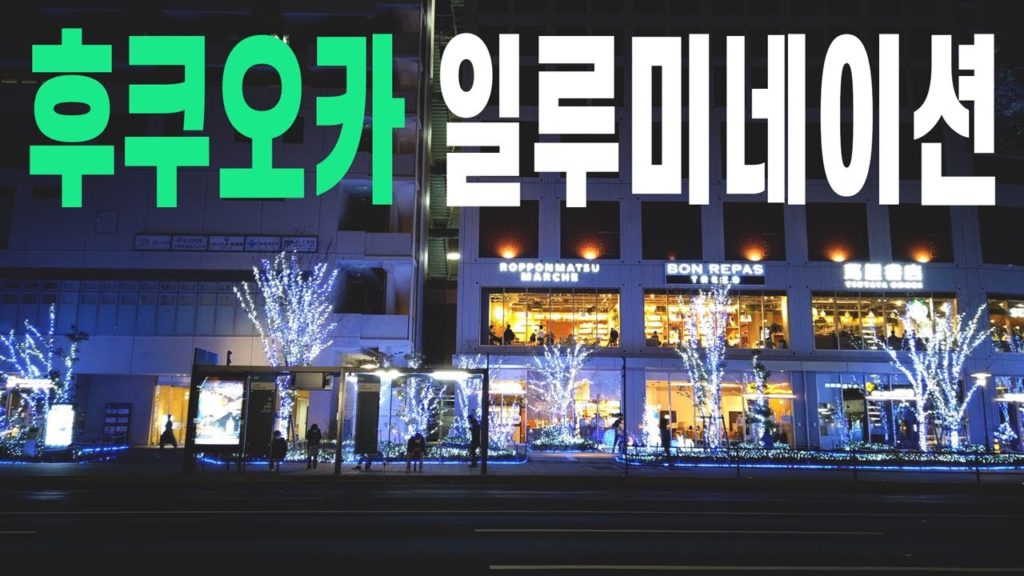 후쿠오카 일루미네이션 모아봤습니다! (福岡イルミネーション2020)