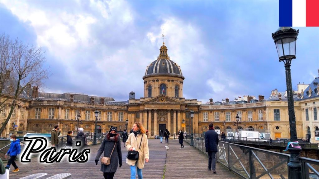 🇫🇷Paris Winter Walk - Saint-Germain-l'Auxerrois | Louvre Pyramid | Place de l'Opéra -【4K HDR】