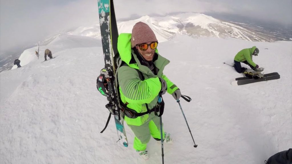 Niseko Annupuri Powder Skiing Peak Laps in Niseko Japan