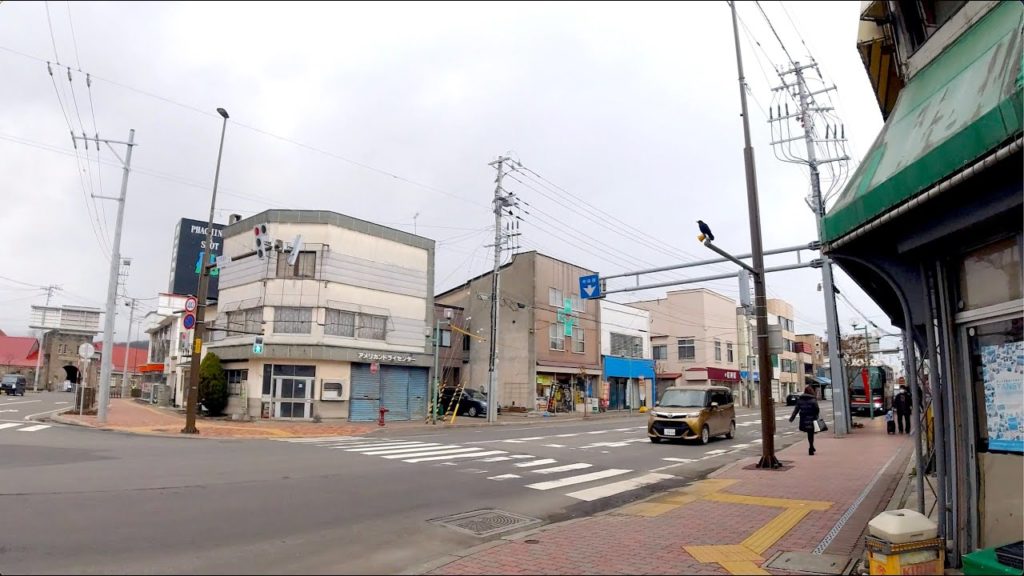4K Walk Japan - YOICHI SHOPPING STREET 余市町商店街を散歩 in HOKKAIDO 12/2020