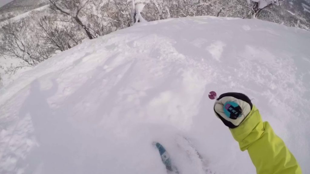 Powder Skiing Inbounds Lap - Super Ridge in Hirafu | Niseko Japan