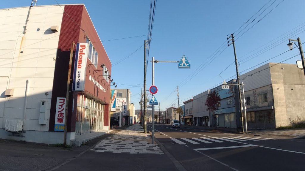 4K Walk Japan -  NAGANUMA HONDORI SHOPPING STREET 長沼町の本通商店街を散歩 in HOKKAIDO 11/2020