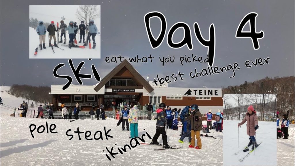 Sapporo Travel Vlog Day 4 (Ski @ Teine Resort) + Best Challenge ever!!! | Angel Co