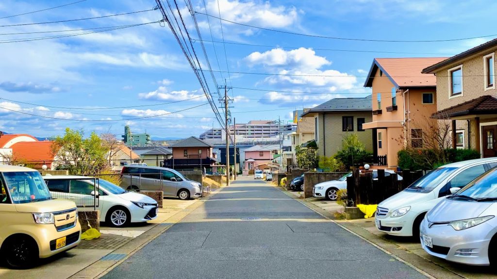 【4K】Modern Japanese Houses / Neighborhood Walking Tour in Japan (Nagakute, Nagoya)