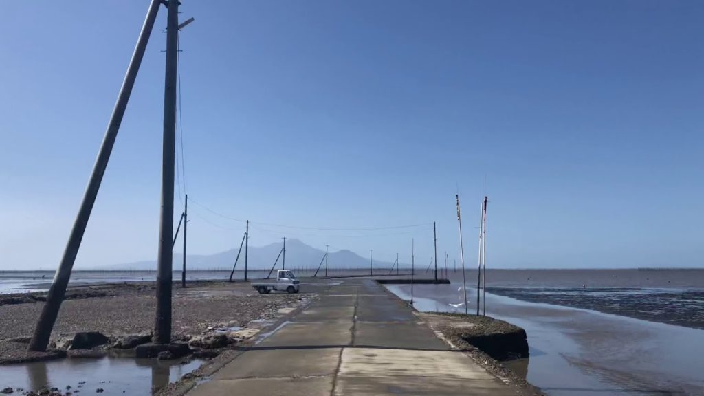 HD Walk - Nagabeta Seabed Road, Kumamoto, Japan