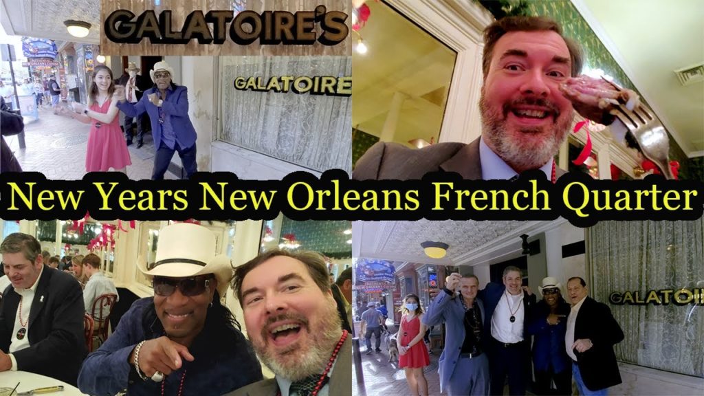 New Years New Orleans French Quarter: Galatoire's New Years with Zydeco Fun