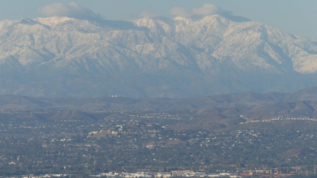 Winter storm brings snow to SoCal, CA, 12/29/2020