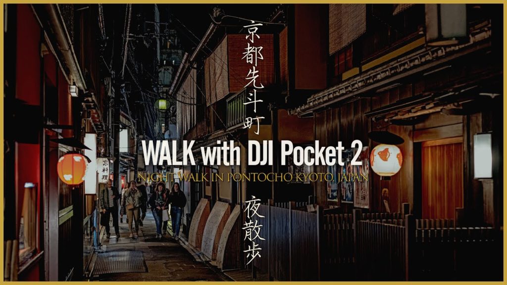 【京都／先斗町】DJI POCKET 2 京都先斗町夜散歩 4K - WALK with DJI POKET 2 / Night walk in Pontocho, KYOTO, JAPAN -