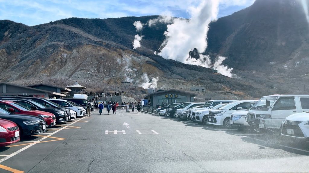 JAPAN Road Trip 2021-01-04 | Driving from Hakone Ashinoko Skyline to Ōwakudani Geothermal Valley