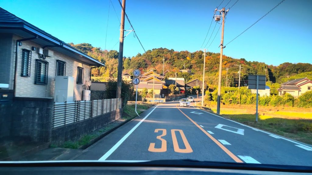 JAPAN Road Trip 2020-12-04 | Morning Drive from Gamagori City to Kira Town