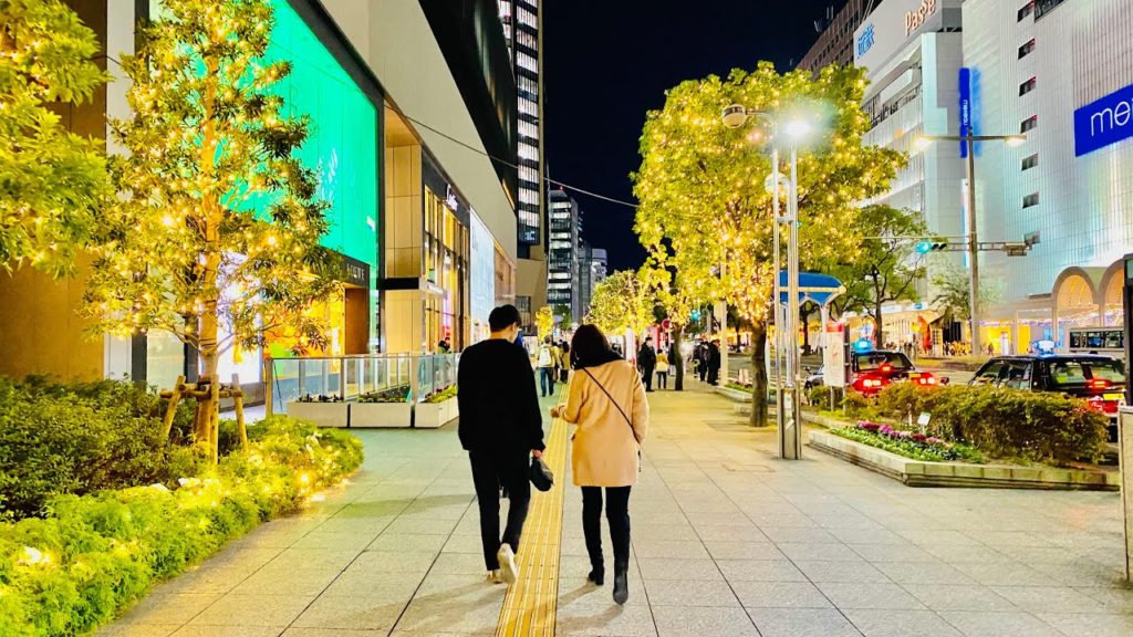 4K Japan Night Walk – Beautiful Evening Street Fushimi to Nagoya Station 4K Japan Night Walk - Beautiful Evening Street Fushimi to Nagoya Station