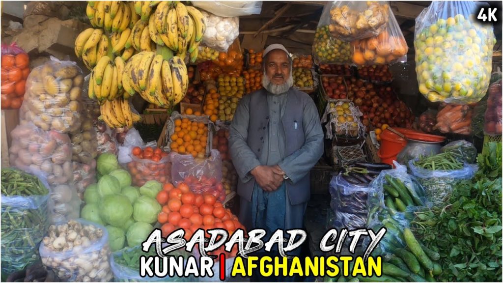Asad Abad City | Kunar | Afghanistan | City view | Street food | Street shopping | 2020 | 4K