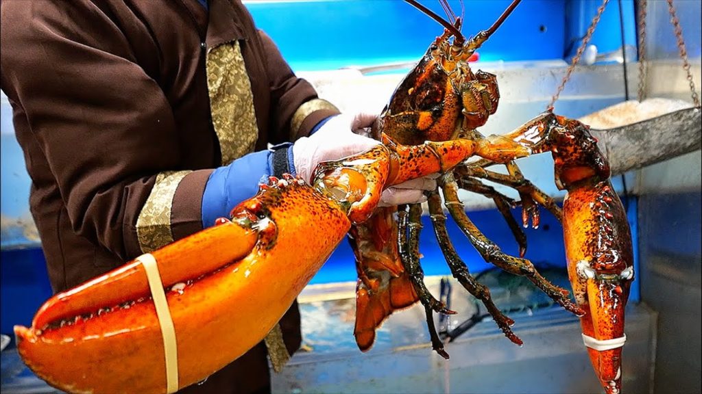 New York City Food – $400 GIANT LOBSTER Seafood Salad Park Asia NYC New York City Food - $400 GIANT LOBSTER Seafood Salad Park Asia NYC