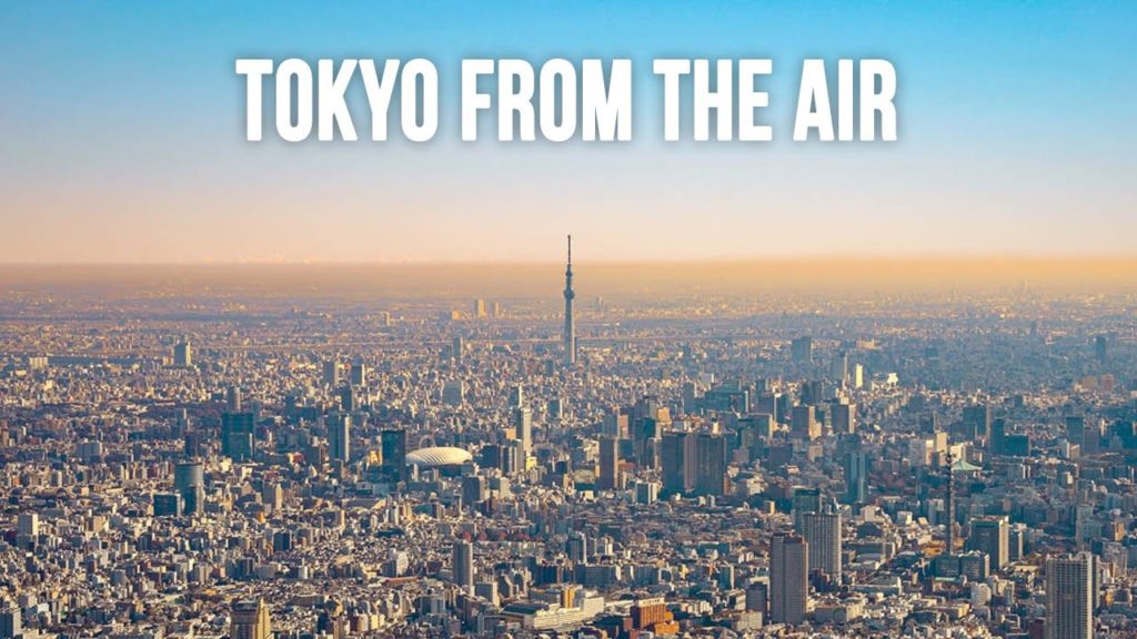 Tokyo Helicopter Tour - Aerial Views of Japan [4K]