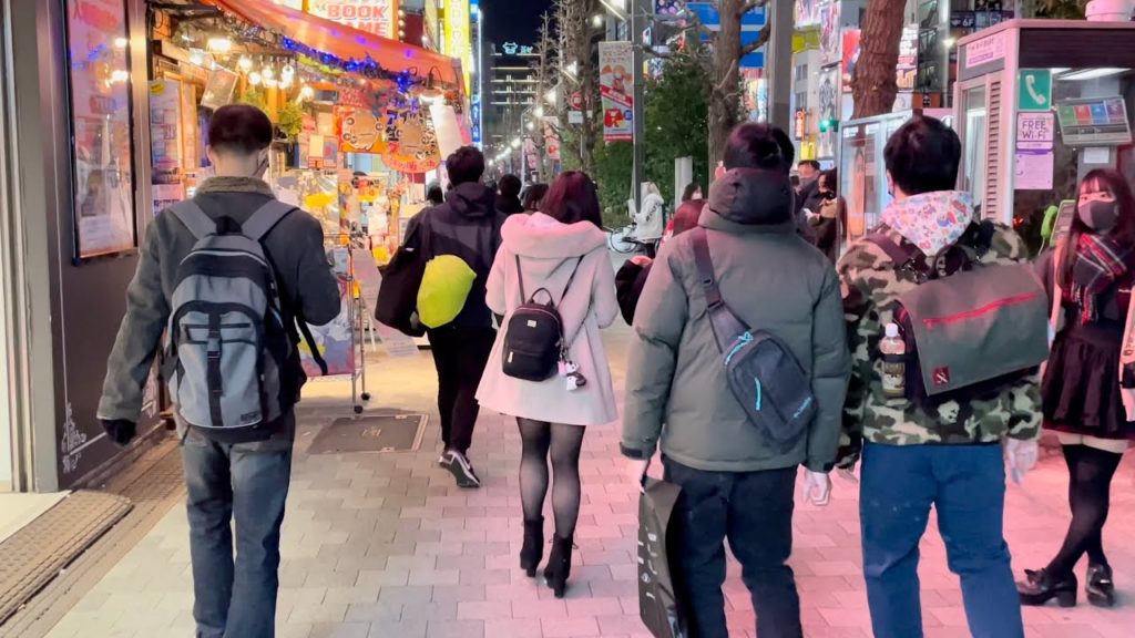 【4K HDR】Tokyo Walk - Akihabara at evening (Jan.2021) 【Japan】