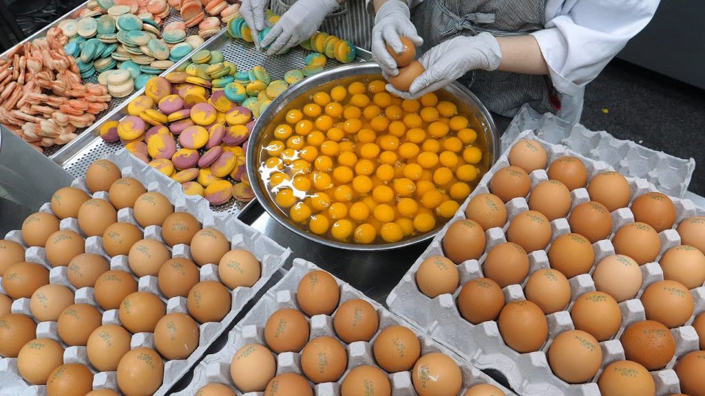 택배주문 많은곳! 시그니처 뚱카롱 3종 ( 조개롱, 슈팅스타, 초코누텔라 )  / Korean fat macaron - Korean street food