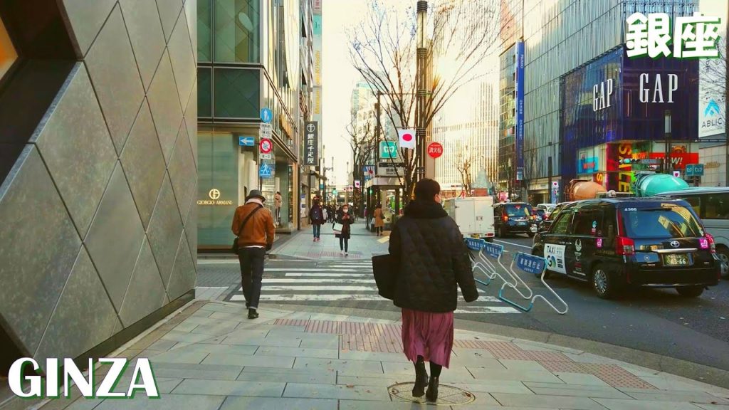【4K】Walk around Ginza behind main street  | 銀座 | 銀座中央通り裏道散歩
