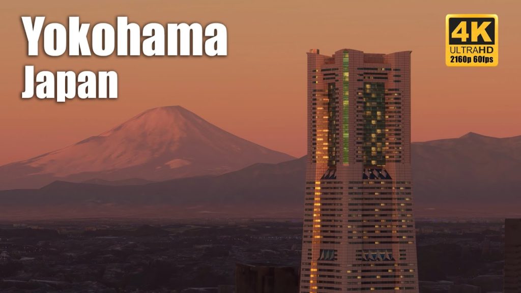 Yokohama (横浜) - Japan - 4K60fps | Drone Music Video Japan | Microsoft Flight Simulator