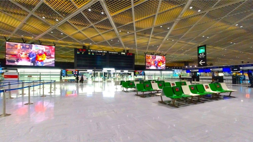 Empty Narita International Airport - During quarantine - 4K
