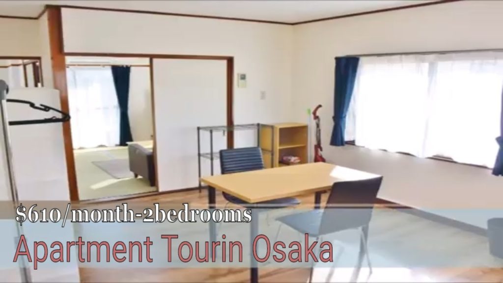 Apartment Japan Tour (Osaka Tennouji area)2 Bed room/天王寺地区的公寓。它是2LDK，因此非常宽且明亮。坐火车到难波站需10分钟。