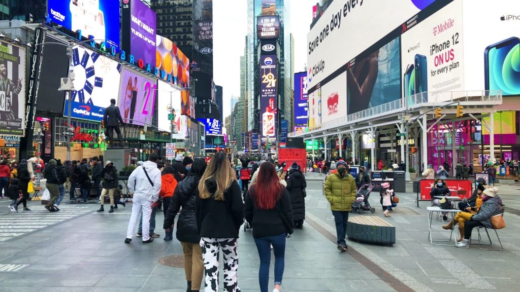 【4K】Winter Walking Tour in New York City 2021 | Midtown Manhattan 【4K】Winter Walking Tour in New York City 2021 | Midtown Manhattan