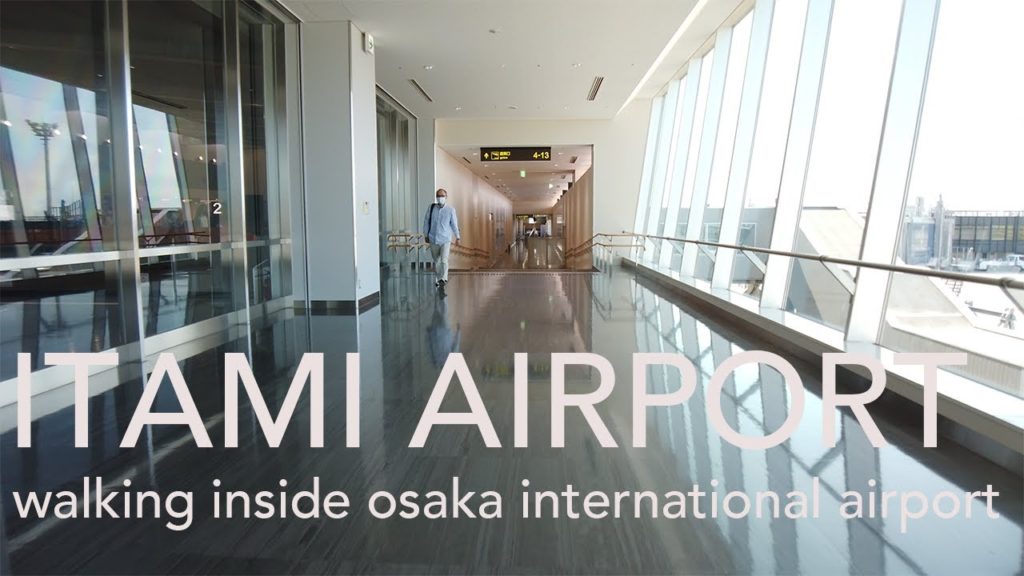 Inside of Itami Airport, Osaka | 4K with Binaural Audio