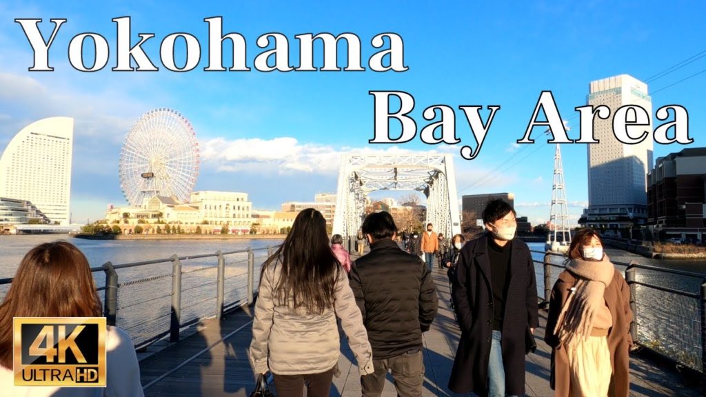 ［4K］Walking Japan - Bay Area and Downtown of Yokohama, Jan 2021