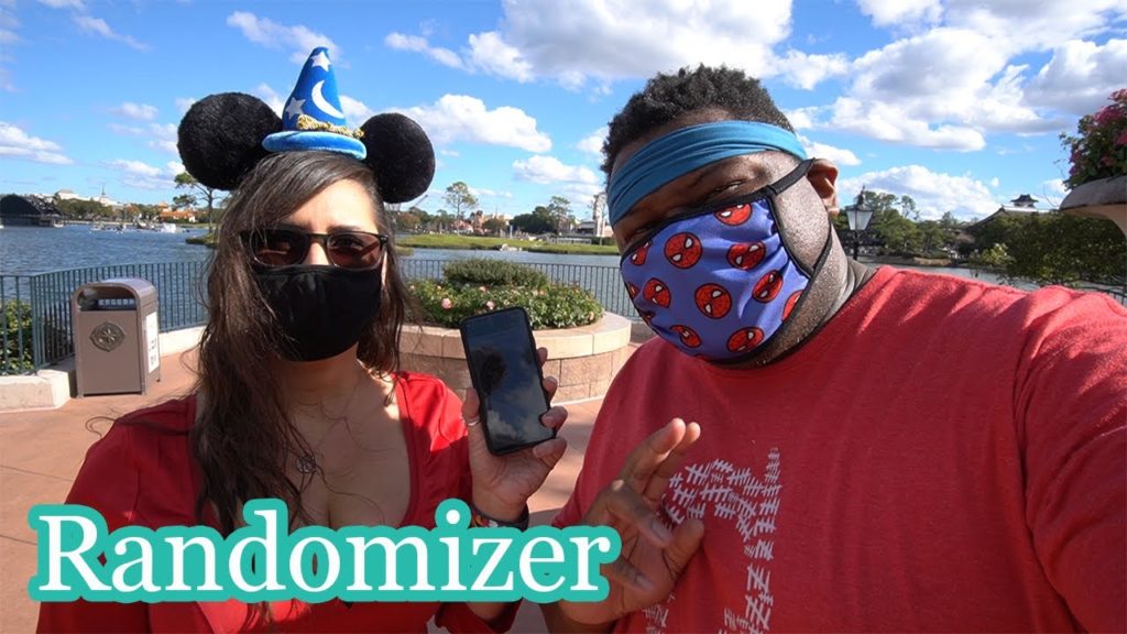 Letting a randomizer choose our day at EPCOT