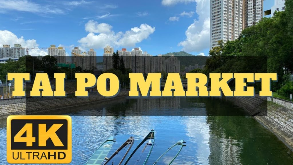 [4K] TAI PO 大埔 Old Market and Waterfront Park | HONG KONG walking tour