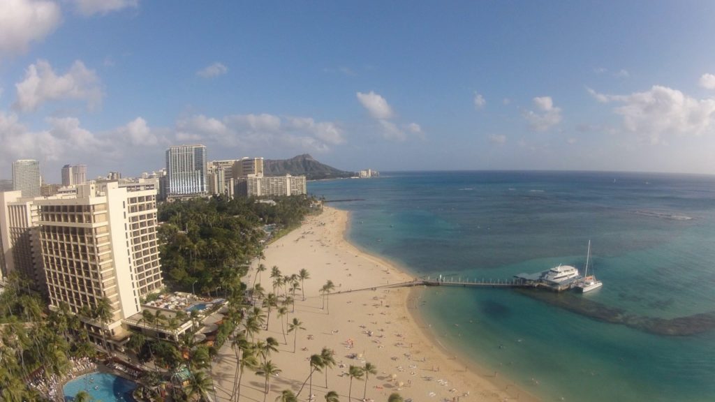 Hilton Hawaiian Village Rainbow Tower Beach Time Lapse