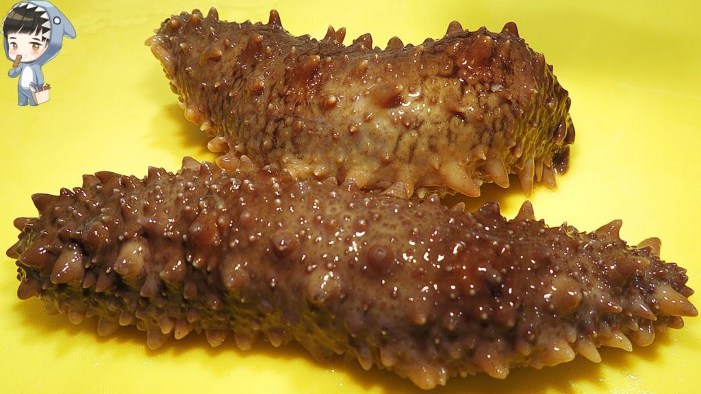 KOREAN STREET FOOD SEA CUCUMBER SASHIMI KOREA SEAFOOD MARKET 먹해삼 회 포항 송도 활어회센터 291220