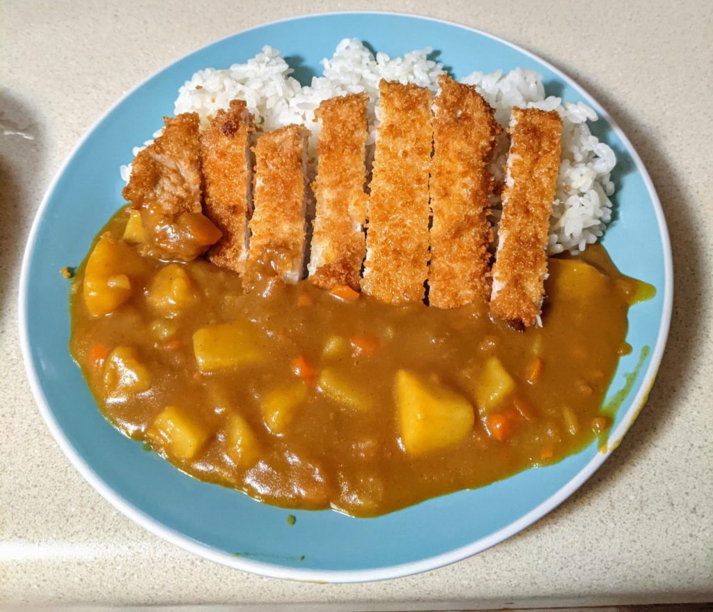 Made katsu curry last night